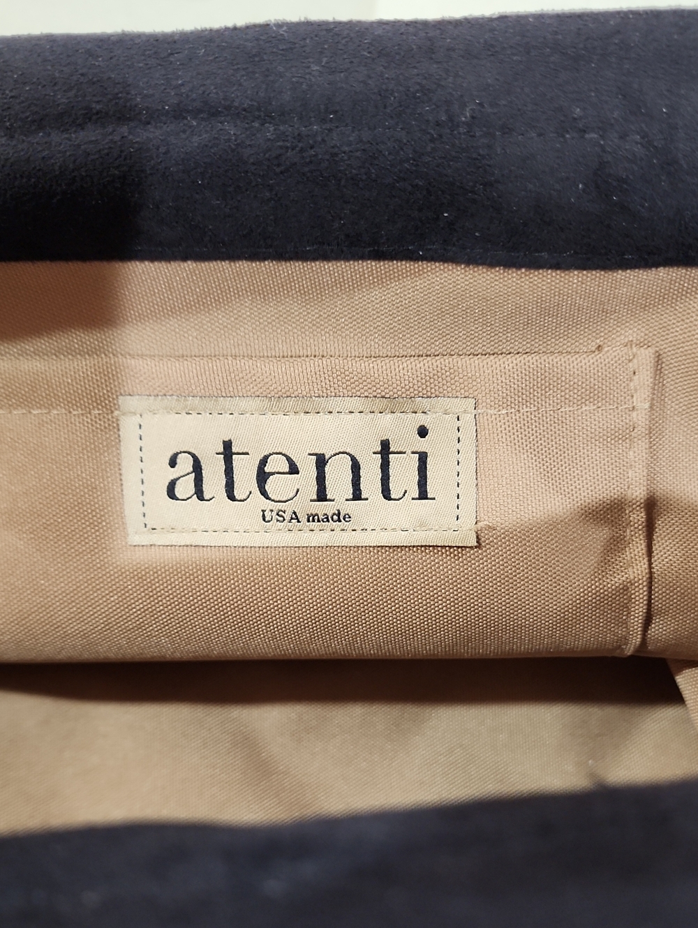 Atenti Pioneer Black/Teal Tapestry Bag in Excellent Condition - Picture 5 of 10